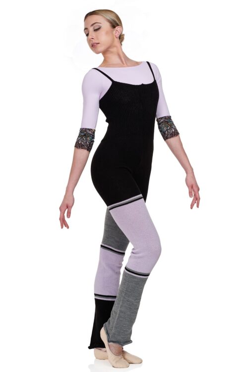 4693-lilac-front Constantine Block Colour Warm-up Romper