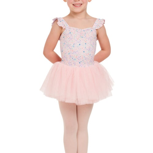 Ditsy Floral Wide Strap Tutu Dress