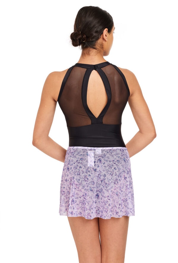 R0241-LLH-back Lilac Haze Print Skirt