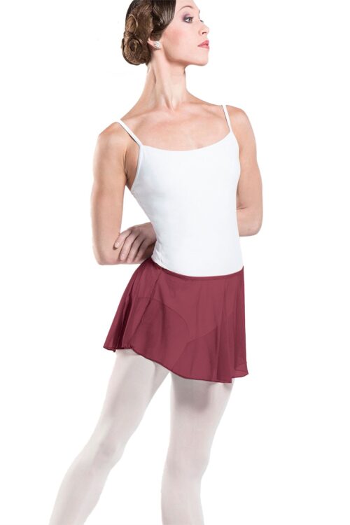 daphne_burgundy_front Daphne Skirt - LVBS Year 11 Ballet Uniform