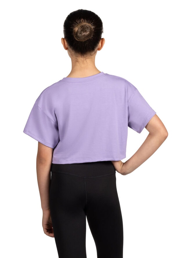 Glow Girl Ballerina Print Crop Top