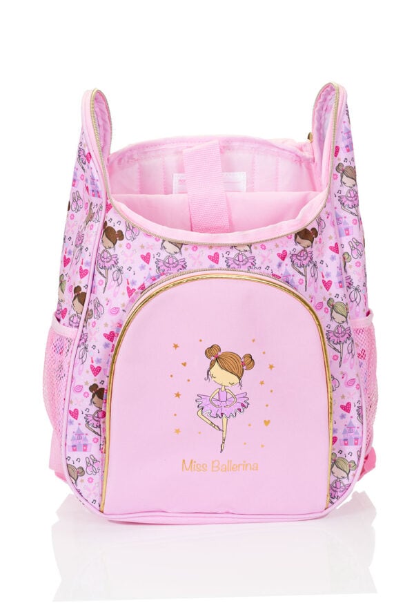 Miss-BAllerina-backpack-open Miss Ballerina Backpack