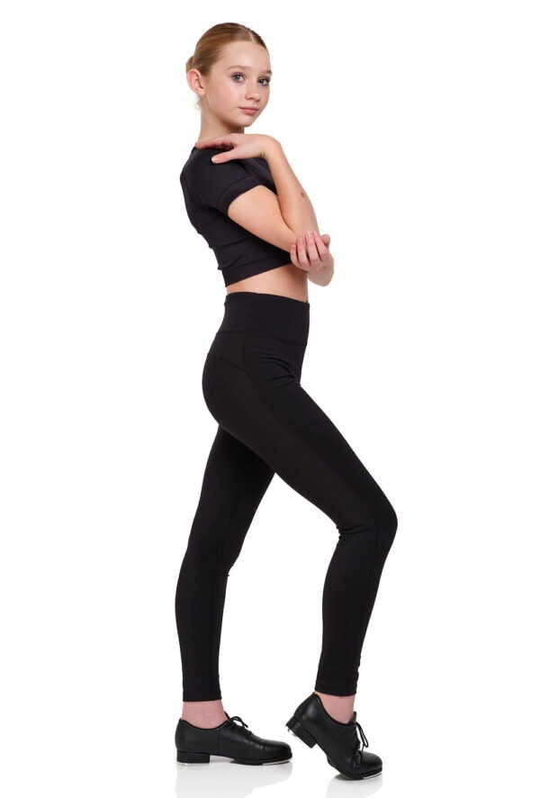 Silky-seamless-legging-side Activewear Crop Top