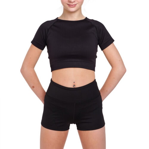 Ladies High Waisted Dance Shorts