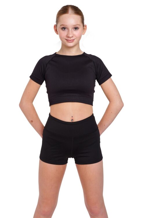 Ladies High Waisted Dance Shorts
