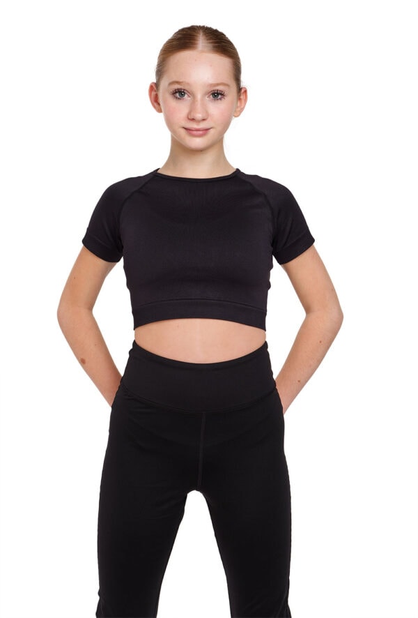 Sillky-crop-top-adults-front Activewear Crop Top