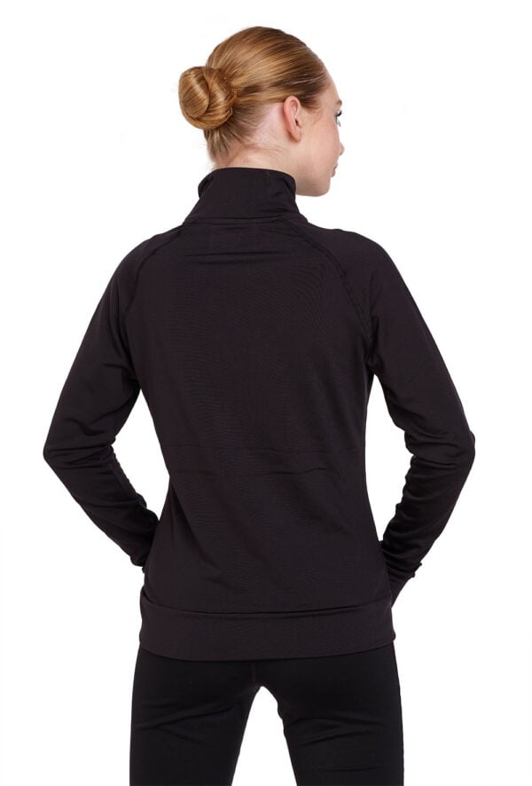 silky-full-zip-jacket-adults-back Ladies Full Zip Dance Uniform/ Squad Jacket - Logo Service Available