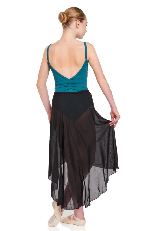 SL227-back Midi Wrap Ballet Skirt